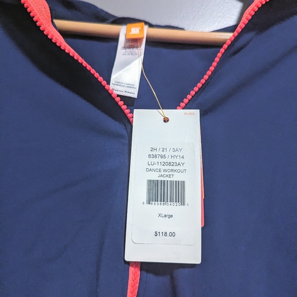 --*New w/ Tags!* Lucy Dance Workout Jacket in Bright Blue - Size XL - Picture 6 of 8